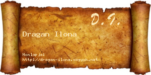Dragan Ilona névjegykártya